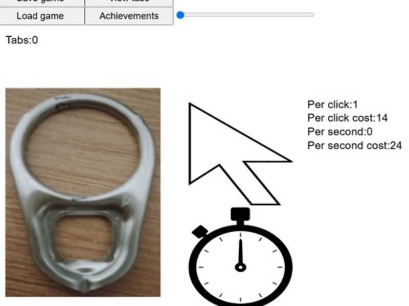 Mäng Vahekaardid Clicker Internetis