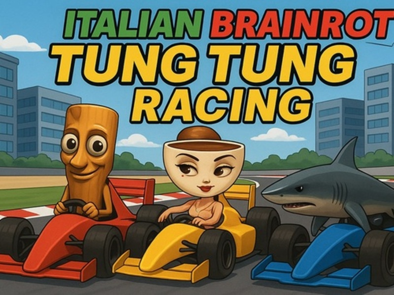 Mäng Itaalia Brainrot Tung Tung Racing Internetis