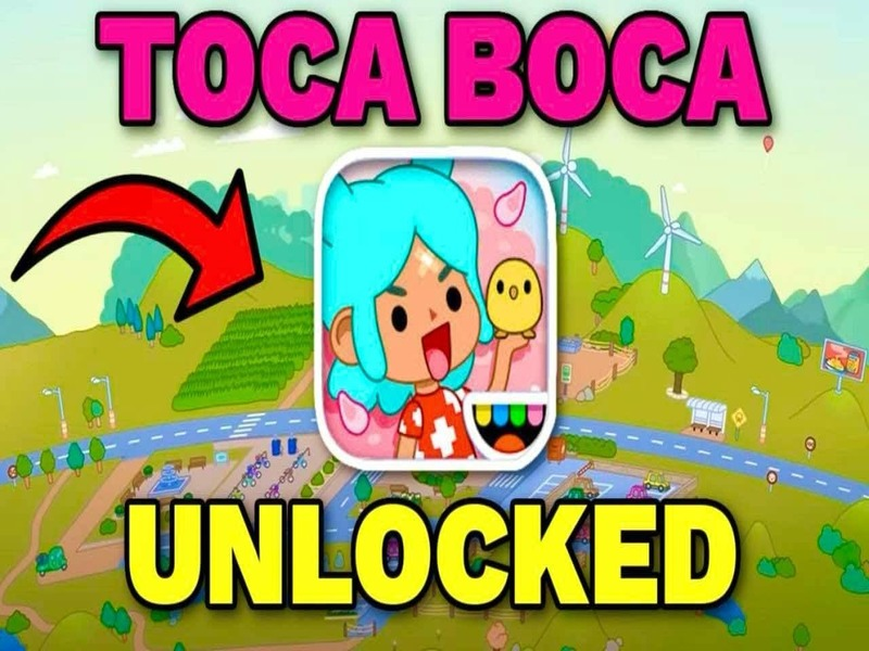Mäng Toca Boca Kõik lukustamata Internetis