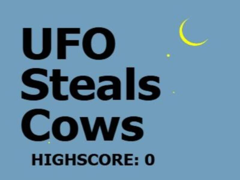 Mäng UFO varastab lehmad Internetis