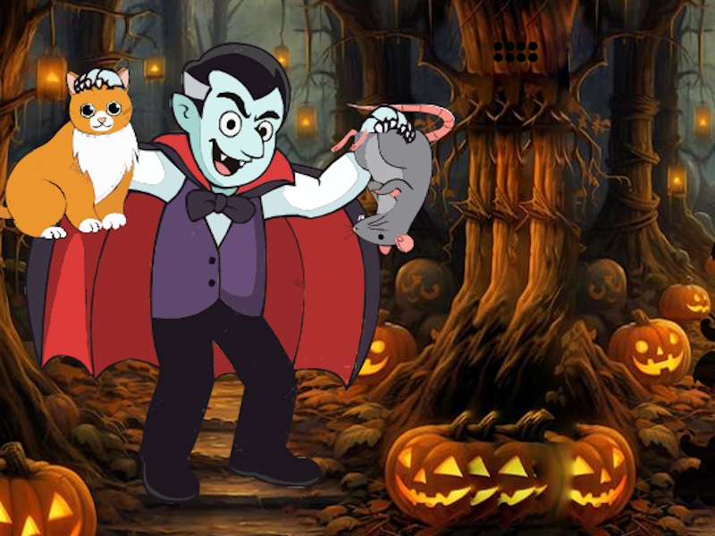 Mäng Vampiiri lõksus olevad loomad põgenevad Internetis