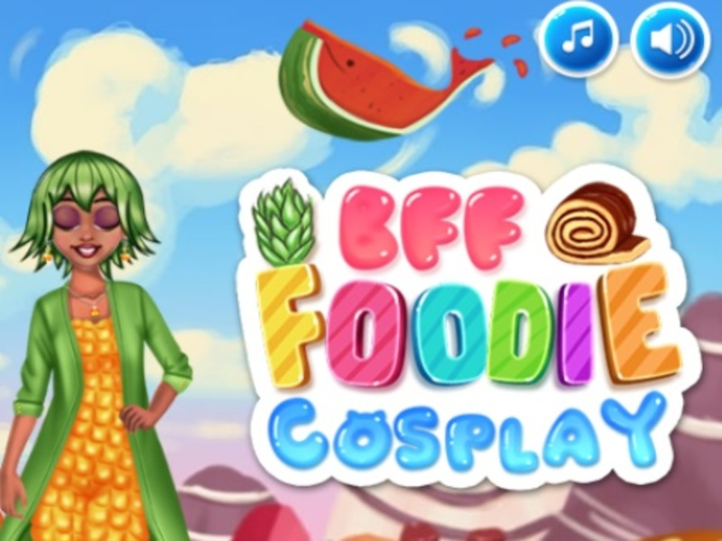 Mäng BFF Foodie Cosplay Internetis