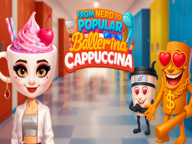 Mäng Nerdist populaarse baleriini cappuccina Internetis