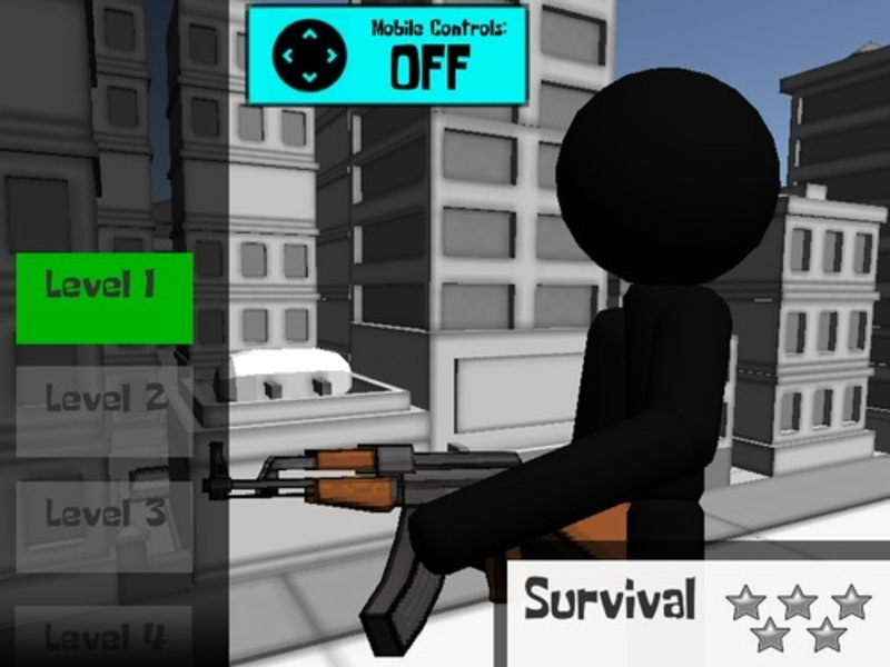 Mäng Stickman Gun Shooter 3D Internetis