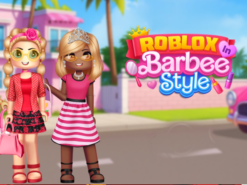 Mäng Roblox Barbie stiilis Internetis