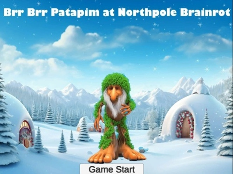 Mäng BRR BRR Patapim Northpole Brainrot'is Internetis