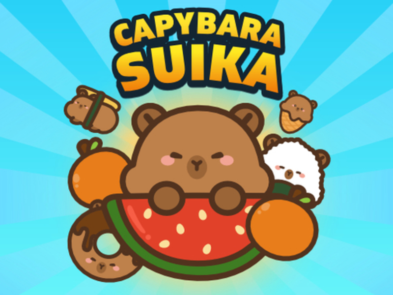 Mäng Capybara suika Internetis
