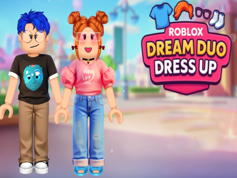 Mäng Roblox Dream Duo kleit üles Internetis
