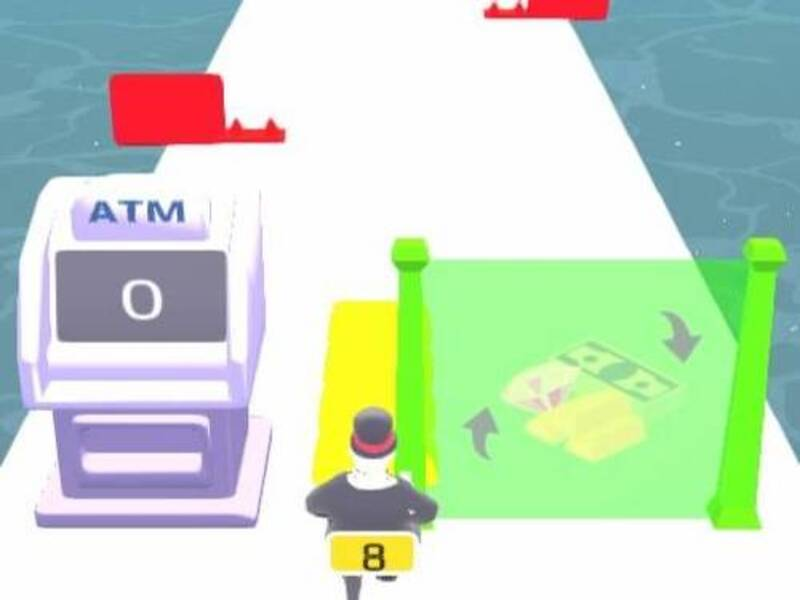 Mäng Money Run ATM-i väljakutse Internetis