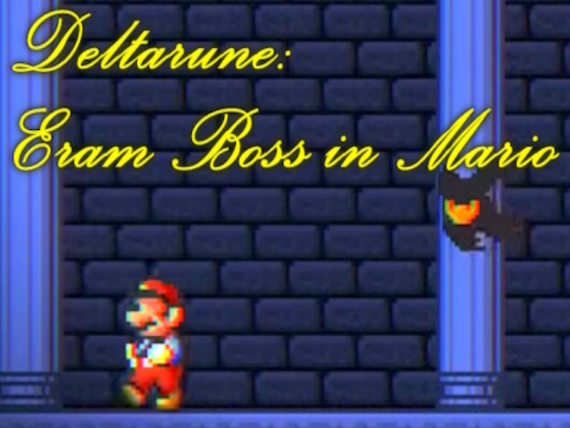 Mäng Deltarune: Eram Boss Marios Internetis
