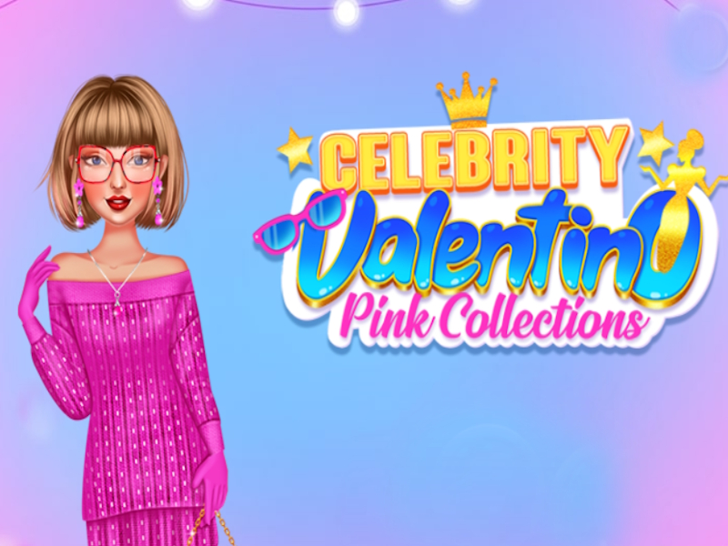 Mäng Kuulsuste Valentino roosad kollektsioonid Internetis