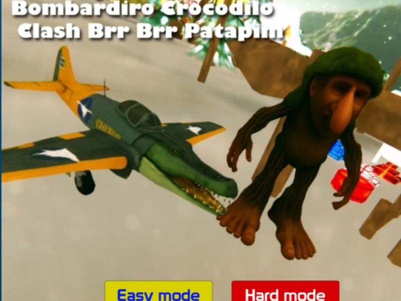 Mäng Bombardiro Crocodilo Clash Brr Brr Patapim Internetis