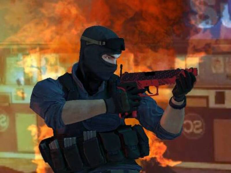 Mäng Counter vs terroristlik streik Internetis