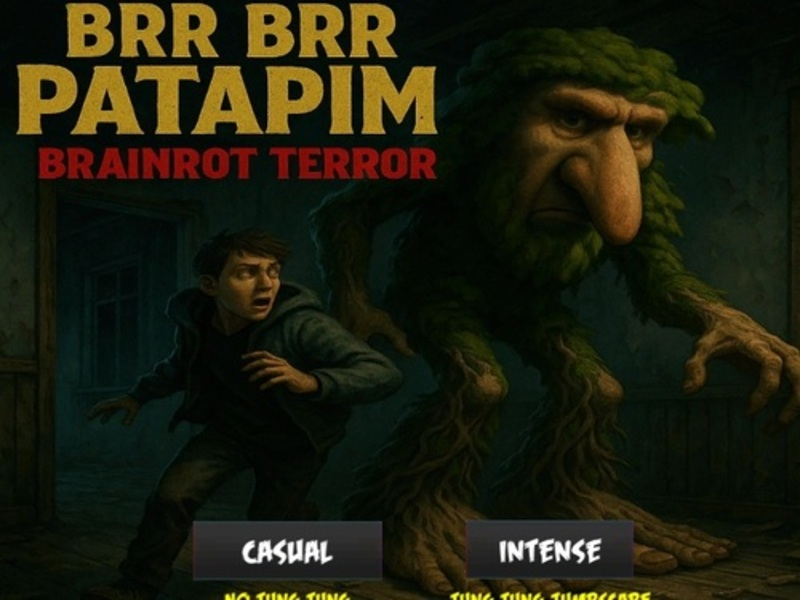 Mäng BRR BRR PATAPIM BRENTROT Terror Internetis