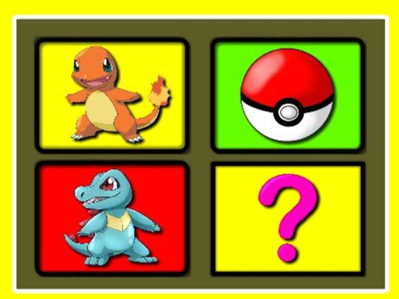 Mäng Pokemoni mälu aeg Internetis