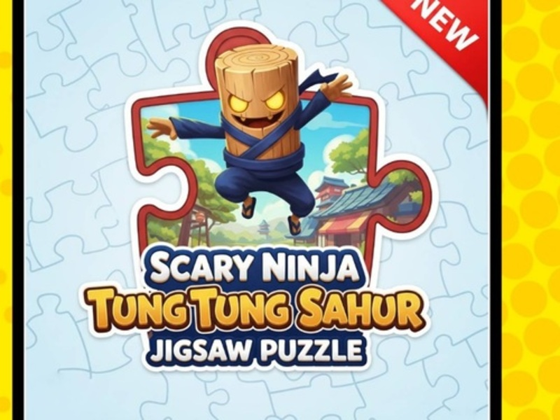 Mäng Hirmutav ninja tung tung sahur jigsaw pusle Internetis