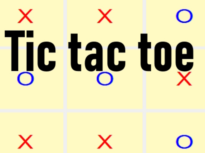 Mäng Tic-tac-varvas Internetis