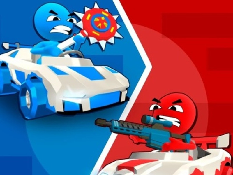 Mäng Stickman Battle 1-4 mängijaid Internetis