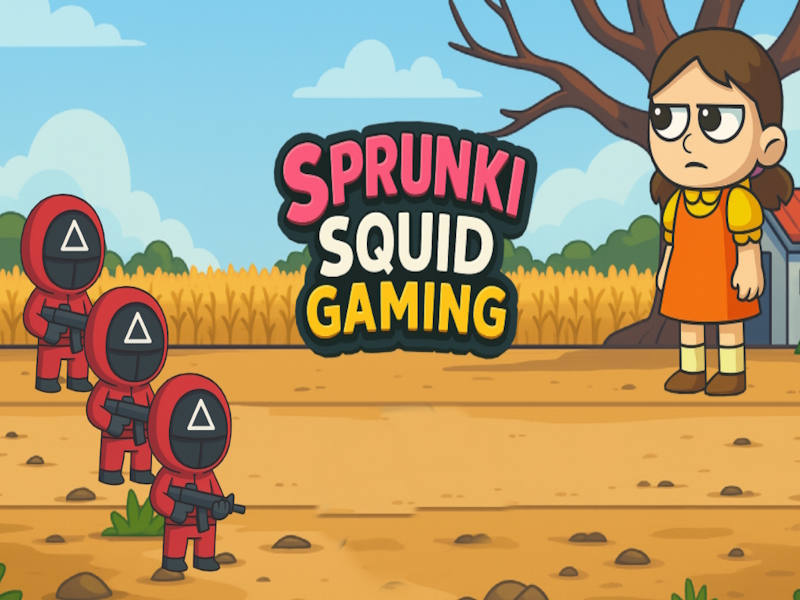 Mäng Sprunki Squid Gaming Internetis
