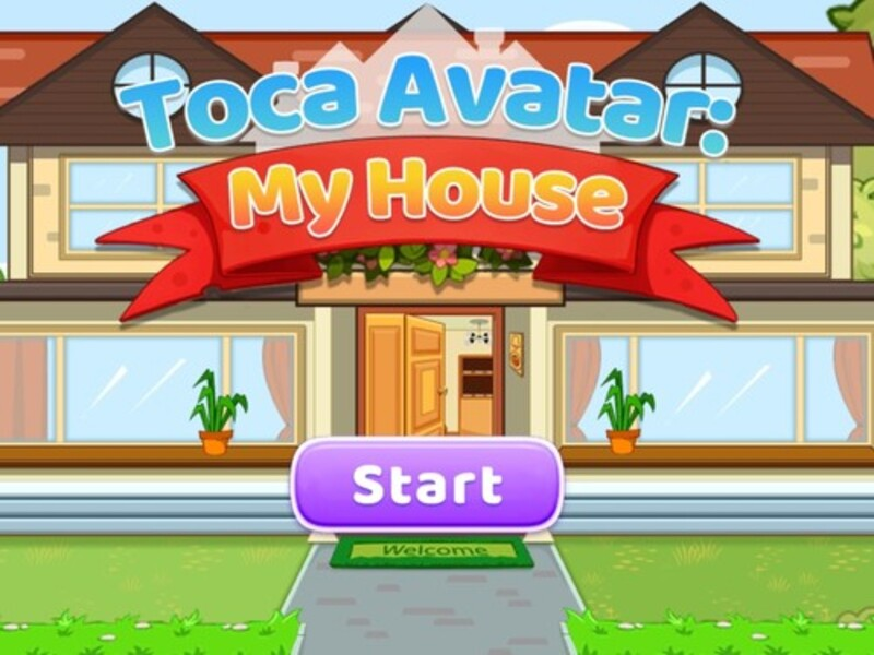 Mäng Toca avatar: minu maja Internetis