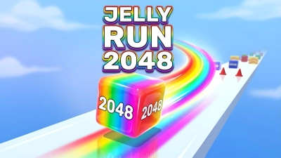 Mäng Jelly Run 2048 Internetis